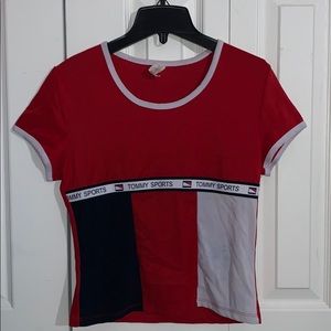 Red Tommy Sports Top